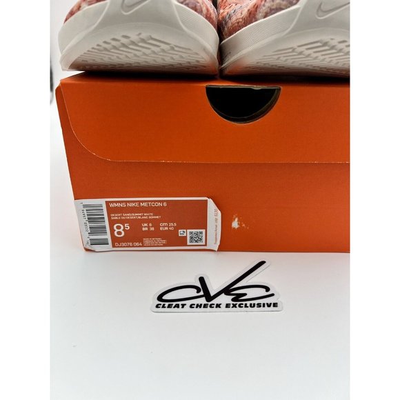 Brand New Nike Women’s  Metcon 6 size 8.5 Desert sand / Pink - Picture 11 of 11
